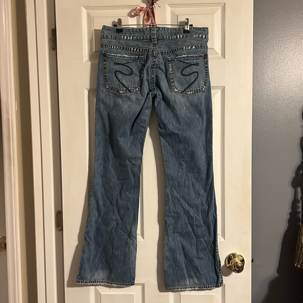 Silver Jeans Blue Flare Wide Leg Denim